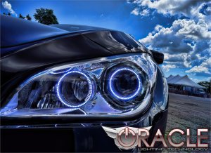 Infiniti M37 Headlight Halo Kit - ORACLE Lighting - LED - Red - `10-`13